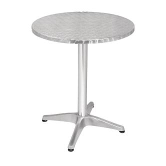 Table de terrasse / Ø60 cm - Bistro - Chrome - Aluminium - Gastro HW-24804 €55.00 Table de terrasse